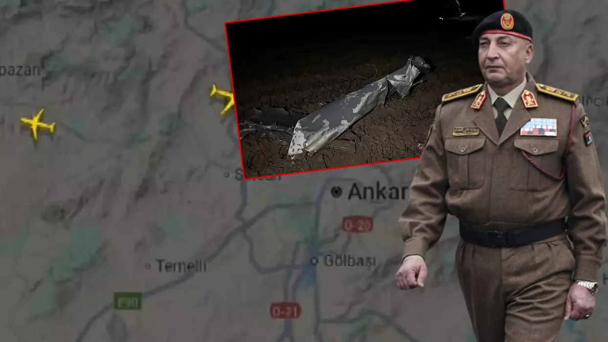 Libya Genelkurmay Baskanini Tasiyan Ucagin Enkazina Ulasildi