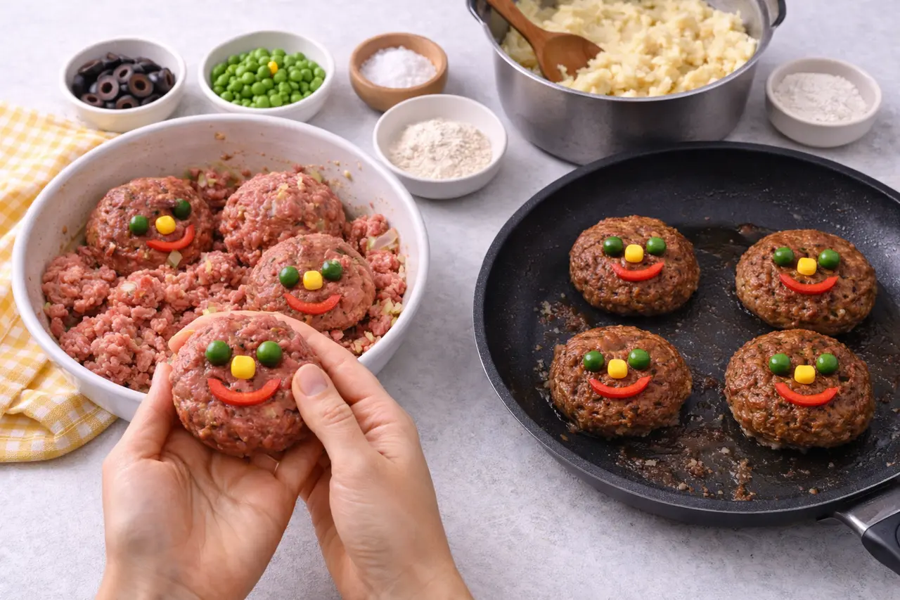 Gelinim Mutfakta Cocuklar Icin Sevimli Kofte Tarifi Cocuklar Icin Sevimli Kofte Nasil Yap (1)