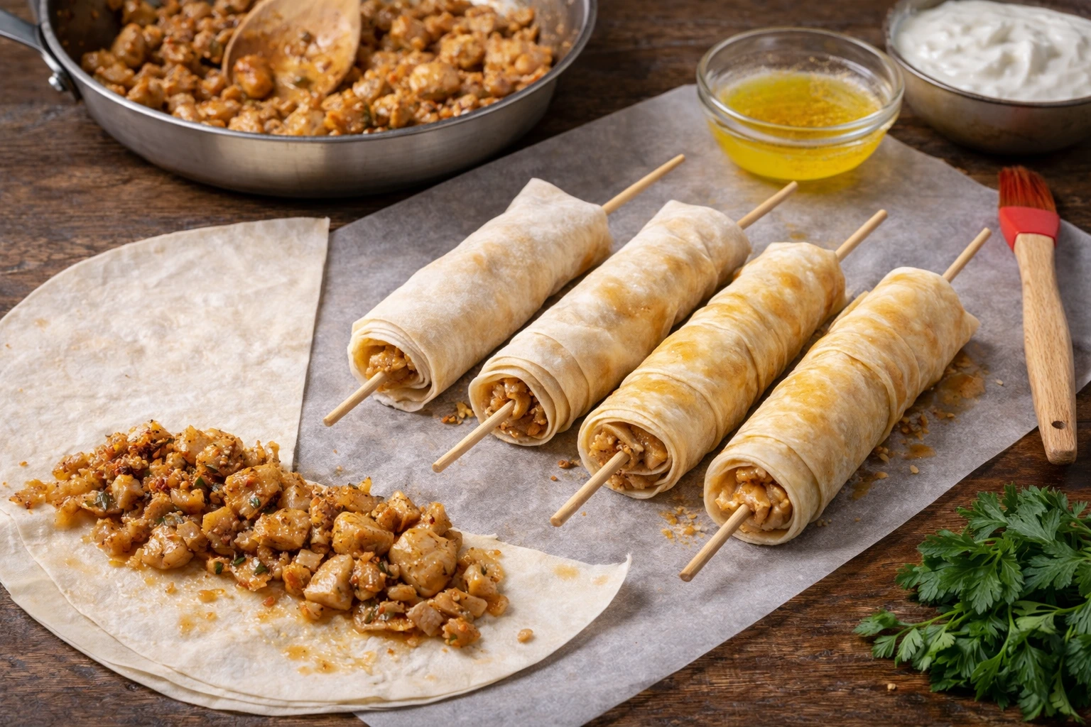 Gelinim Mutfakta Tavuklu Sis Mantisi Nasil Yapilir (3)