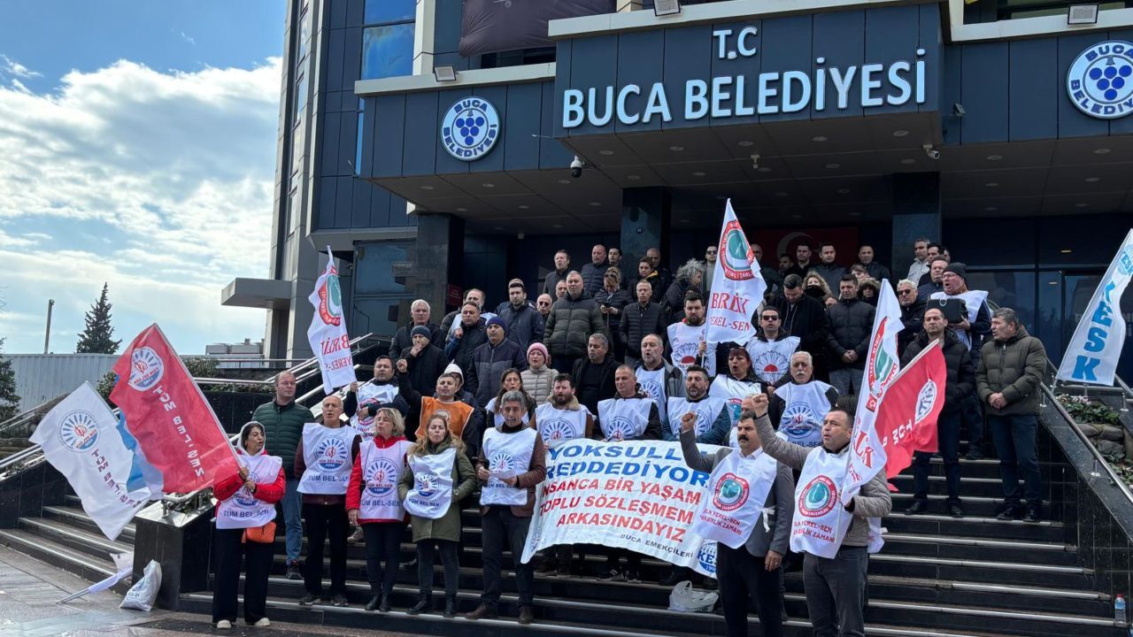 Buca Belediyesi Memurlari Tam Gun Is Birakti Alacaklarimiz Odenmezse Chp Buca Ilce Baskan (1)