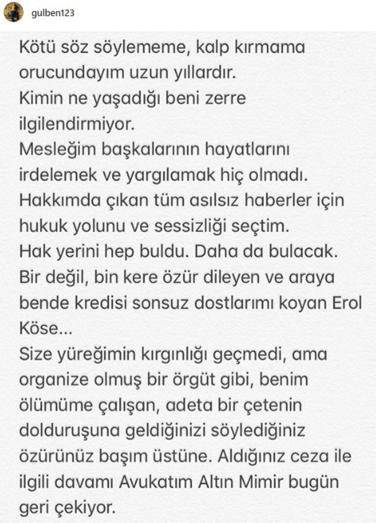 Erol Kose Gulben Ergen Olayi Nedir Ne Yasandi1