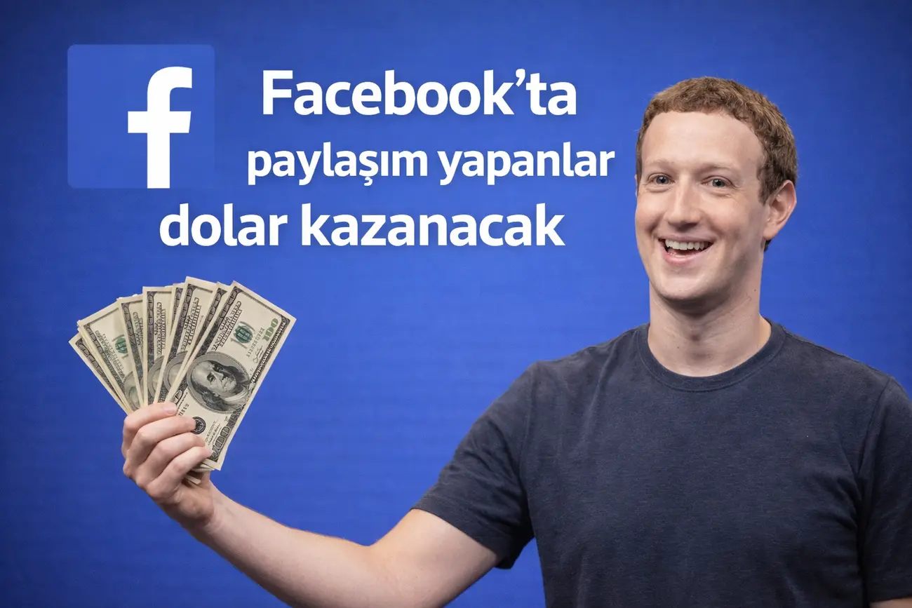 Facebook'ta Paylaşım Yapanlar Dolar Kazanacak