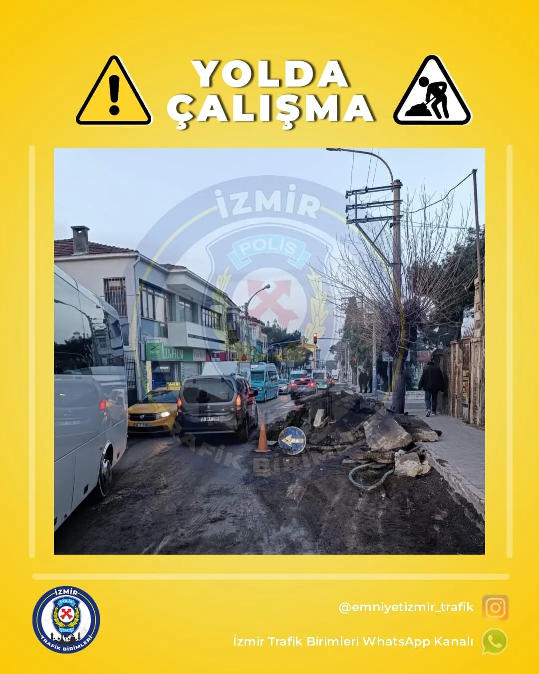 Izmir Bucada Gecici Yol Duzenlemesi (2)