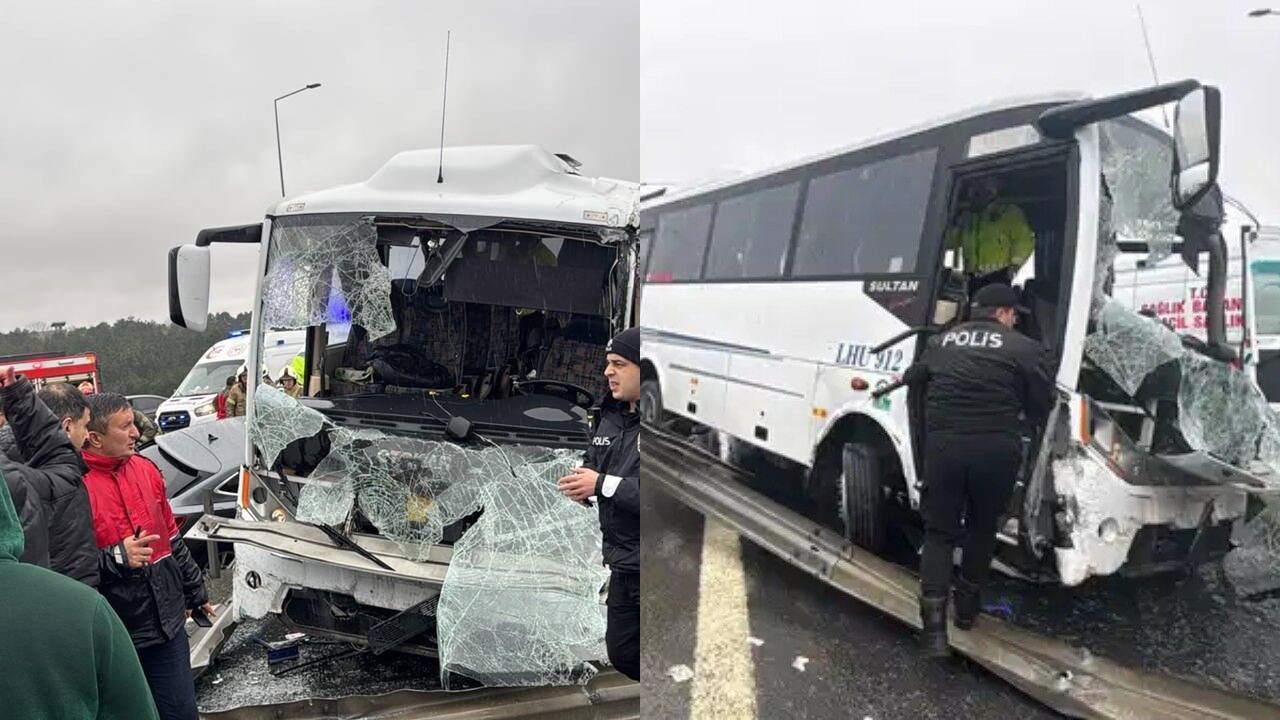 Kuzey Marmara Otoyolunda Zincirleme Kaza Yaralilar Var