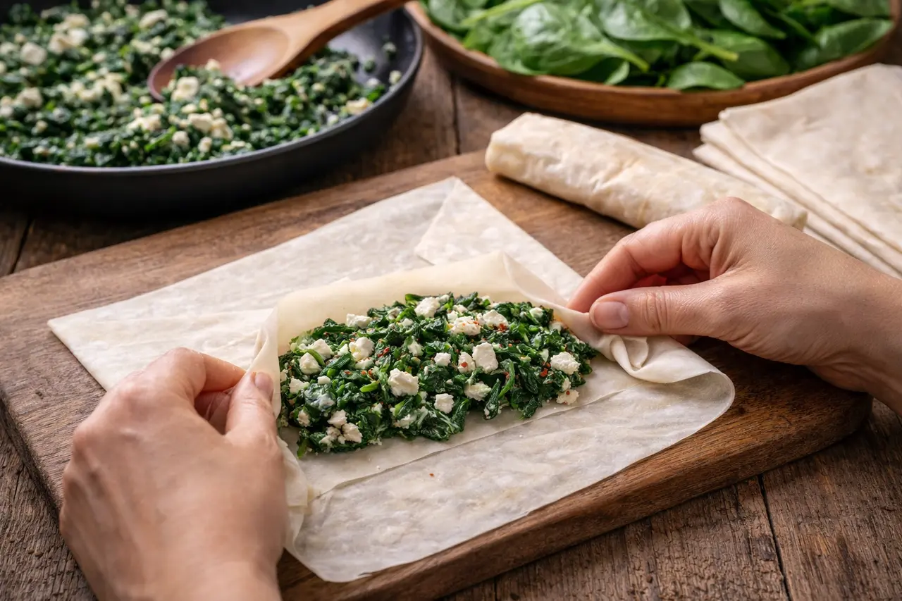 Gelinim Mutfakta Utu Boregi Tarifi Ispanakli Utu Boregi Nasil Yapilir (3)