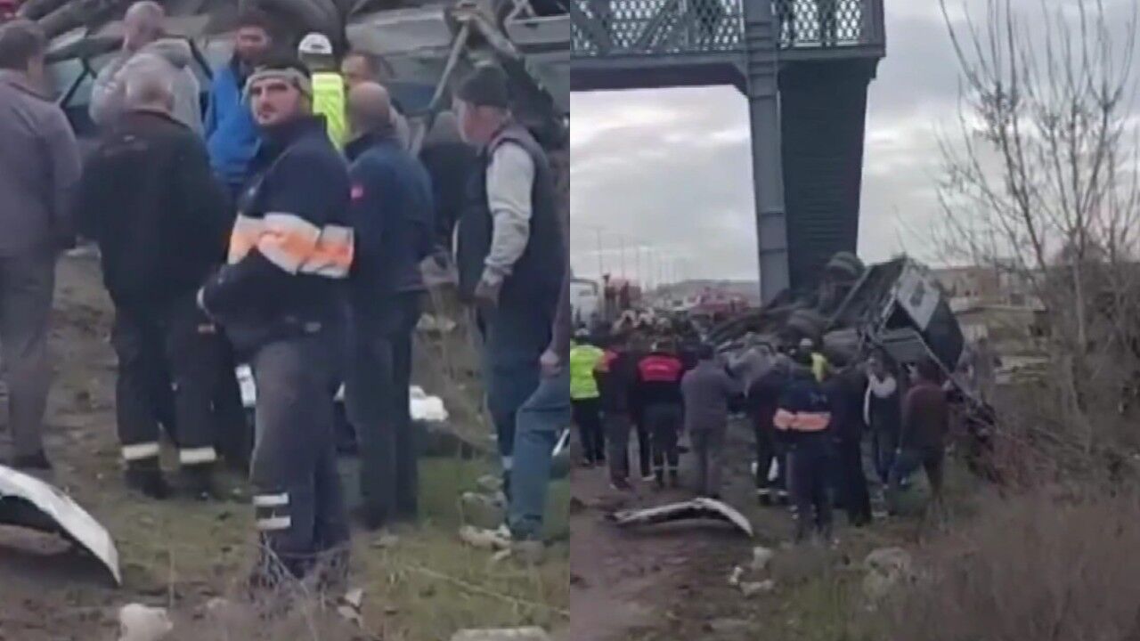 Son Dakika Halk Otobusunun Yaptigi Kazada 4 Kisi Oldu 13 Kisi Yaralandi