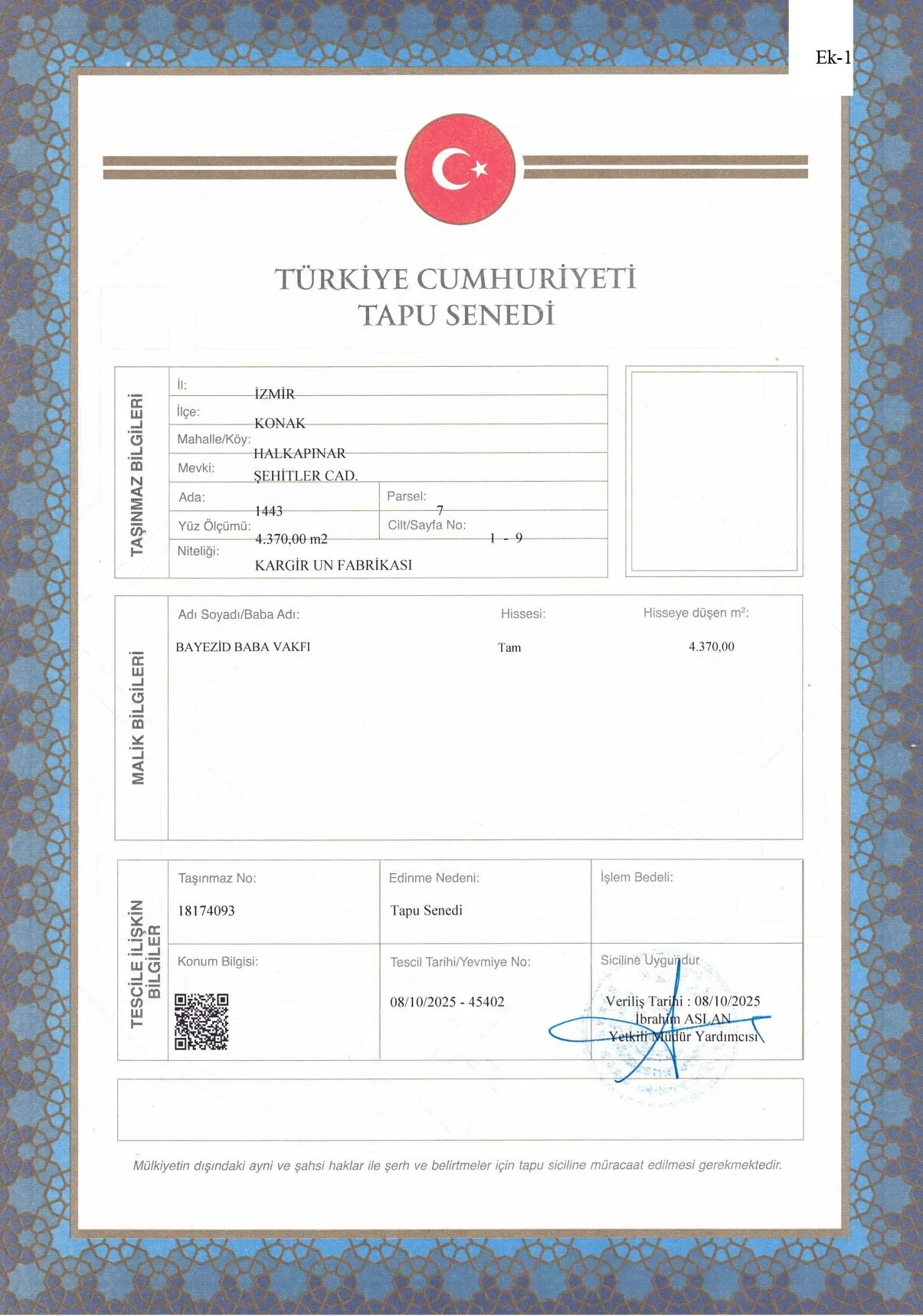 Un Fabrikasi Tapu Page 0001