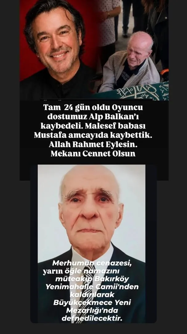Oyuncu Alp Balkanin Ardindan Babasi Mustafa Balkan Da Vefat Etti (2)