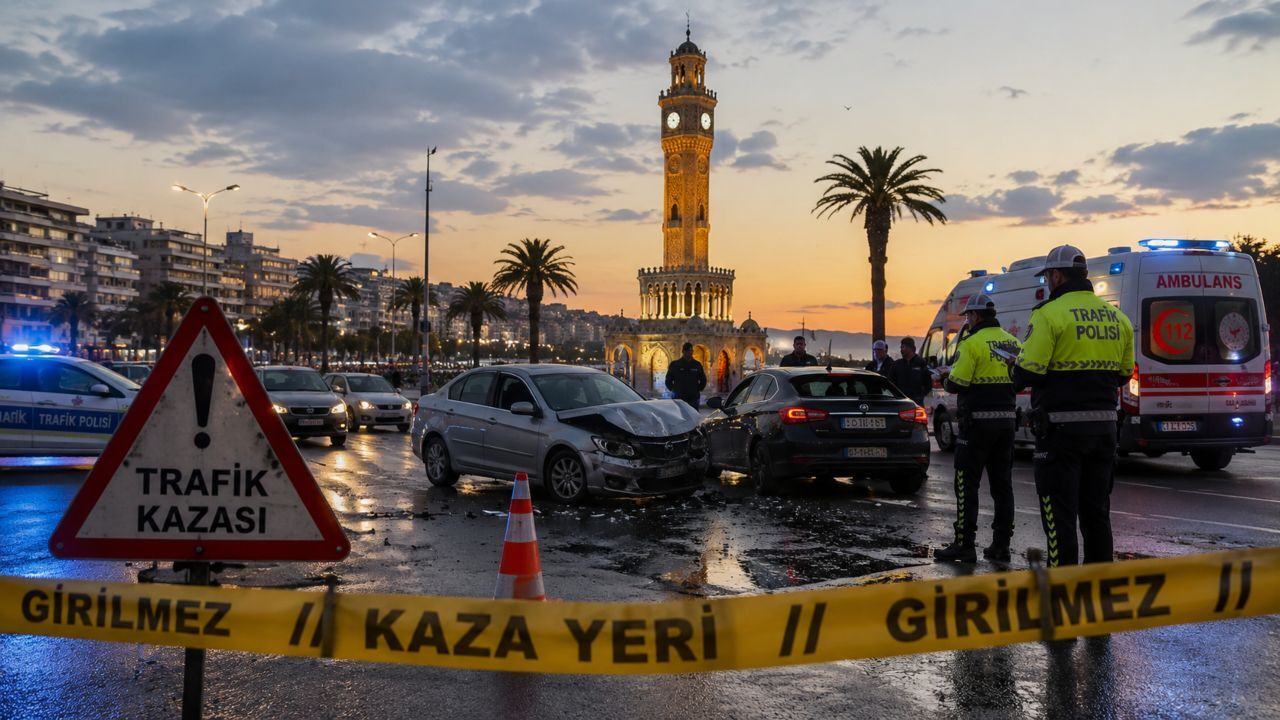 Izmirin 6 Aylik Trafik Bilancosu Agir Oldu 20 Bin 542 Kazada 37 Kisi Hayatini Kaybetti
