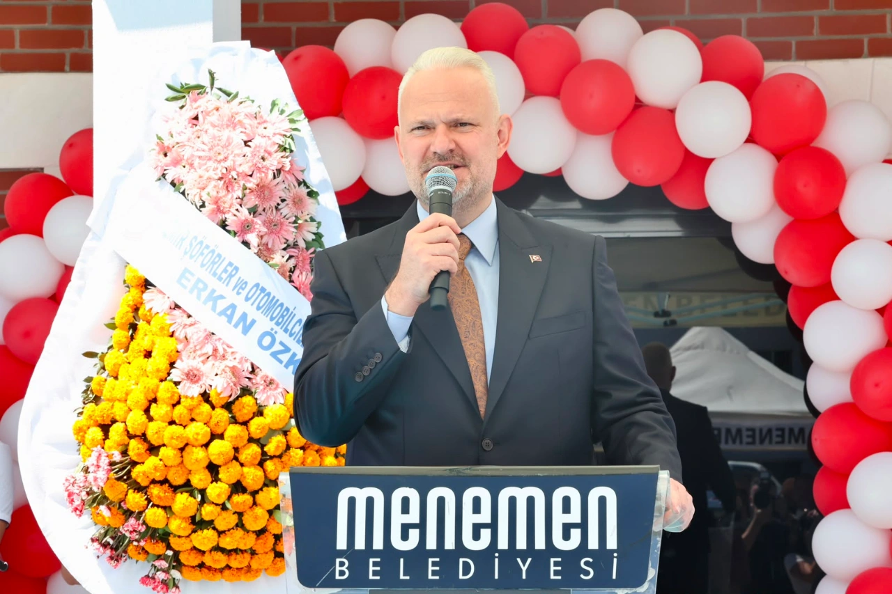 Menemen Belediyesinin 100 Arac Kapasiteli Tir Parki Torenle Hizmete Acildi Yenibakishaber (1)