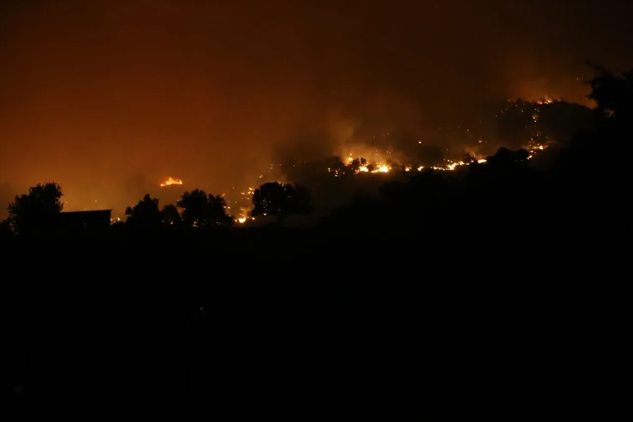 Orman Yanginlarina Mudahale Suruyor 4 Kisi Yaralandi Izbbye Ait Su Tankeri Yandi (2)