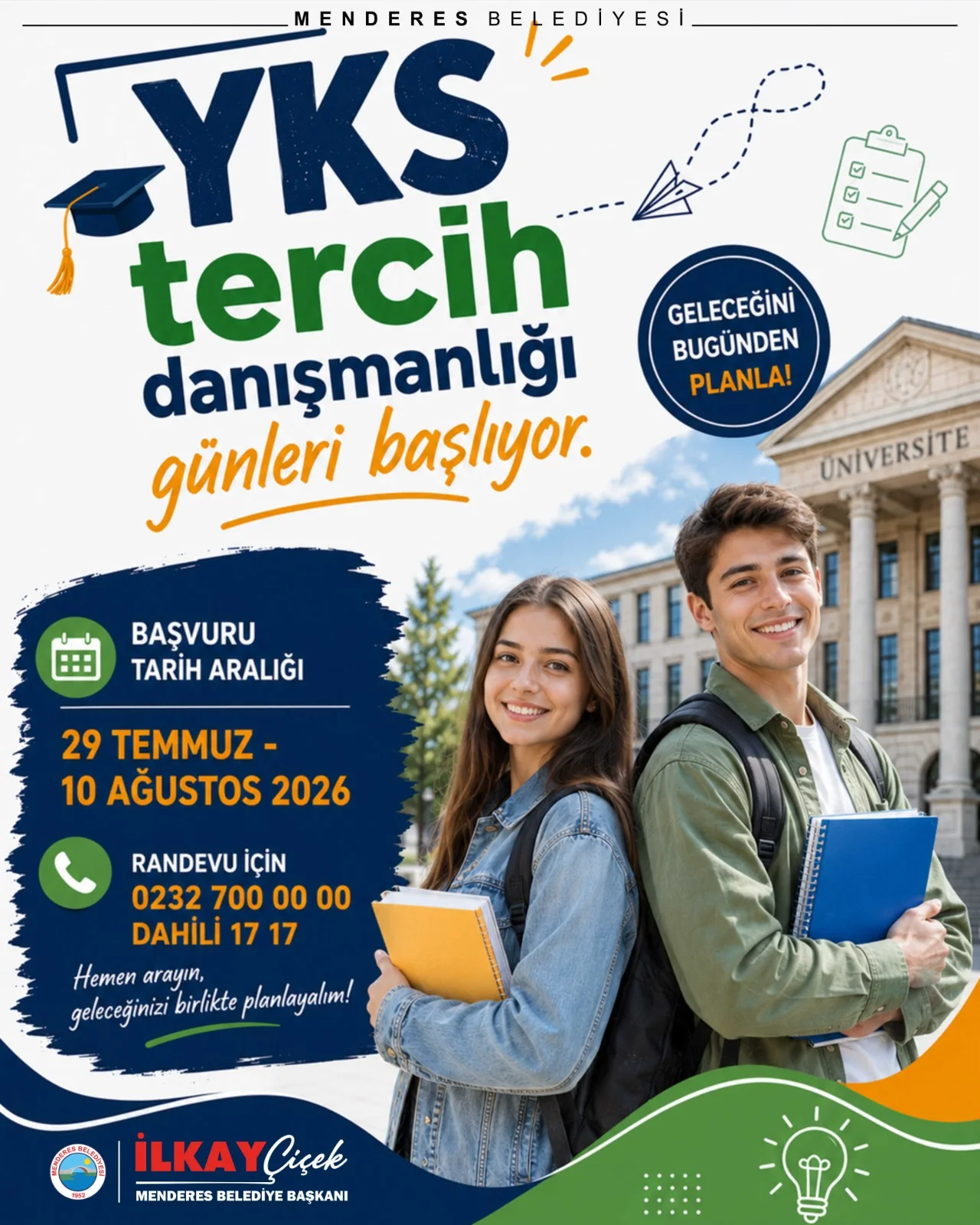 Yks Tercihlerinde Menderes Belediyesi Destegi Yenibakishaber