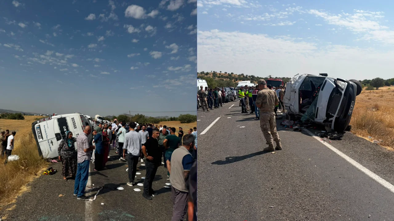 Diyarbakir Bingol Karayolunda Minibus Devrildi Yaralilar Var Yenibakishaber
