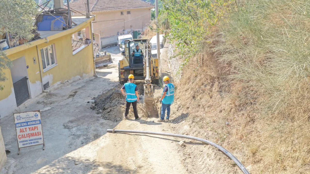 Kosk Te Icme Suyu Hatti Yenileniyor1 Yenibakishaber