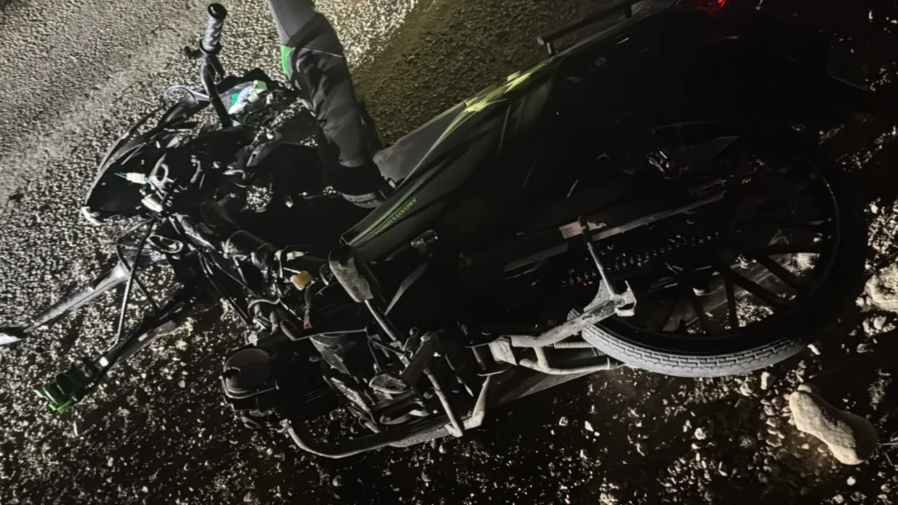 16 yaşındaki motosiklet sürücüsü kazada yaşamını yitirdi