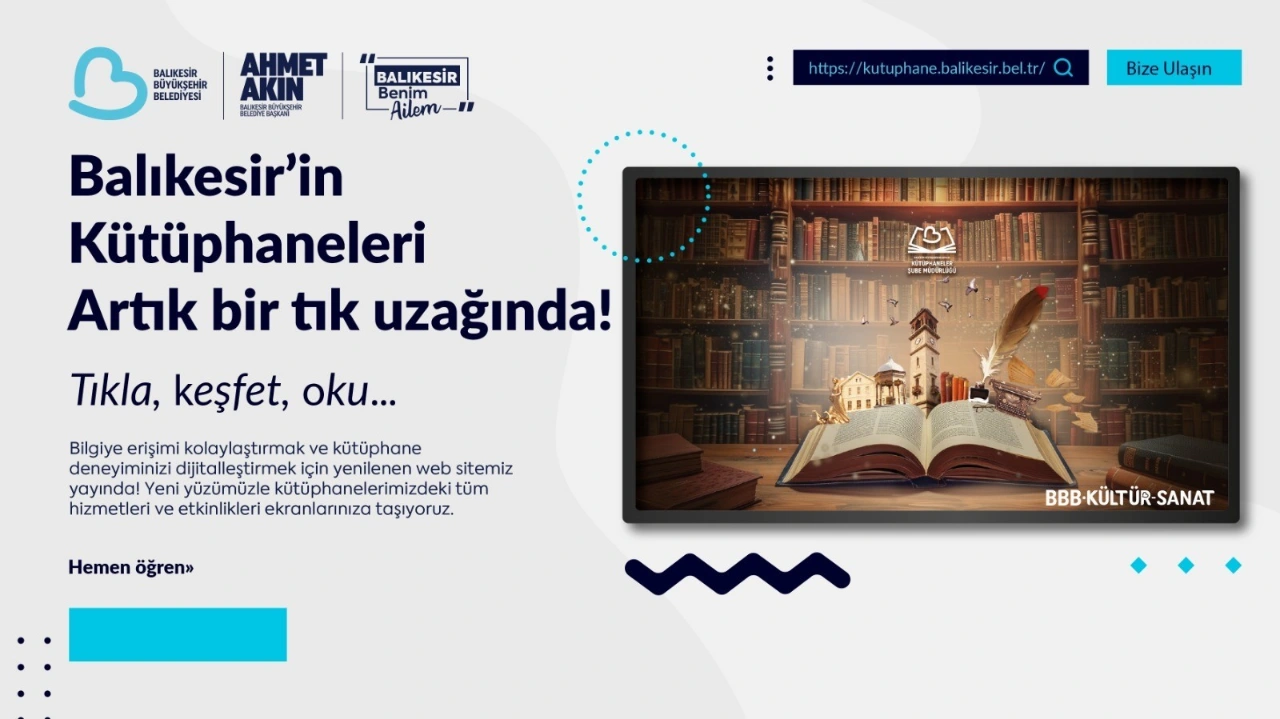 Balikesir In Kutuphaneleri Artik Tek Adreste Yenibakishaber