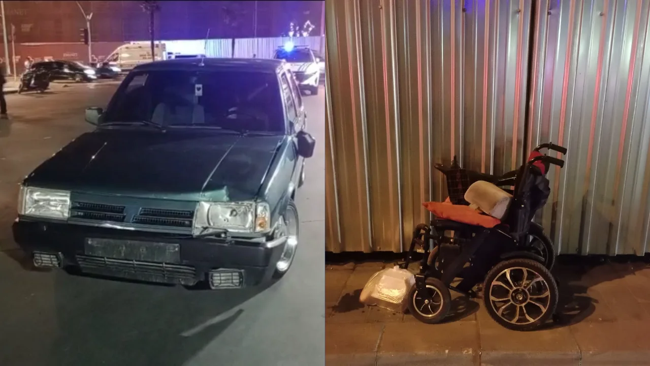 Tekerlekli sandalyesi ile yolun karşısına geçmeye çalışan engelli vatandaş öldü
