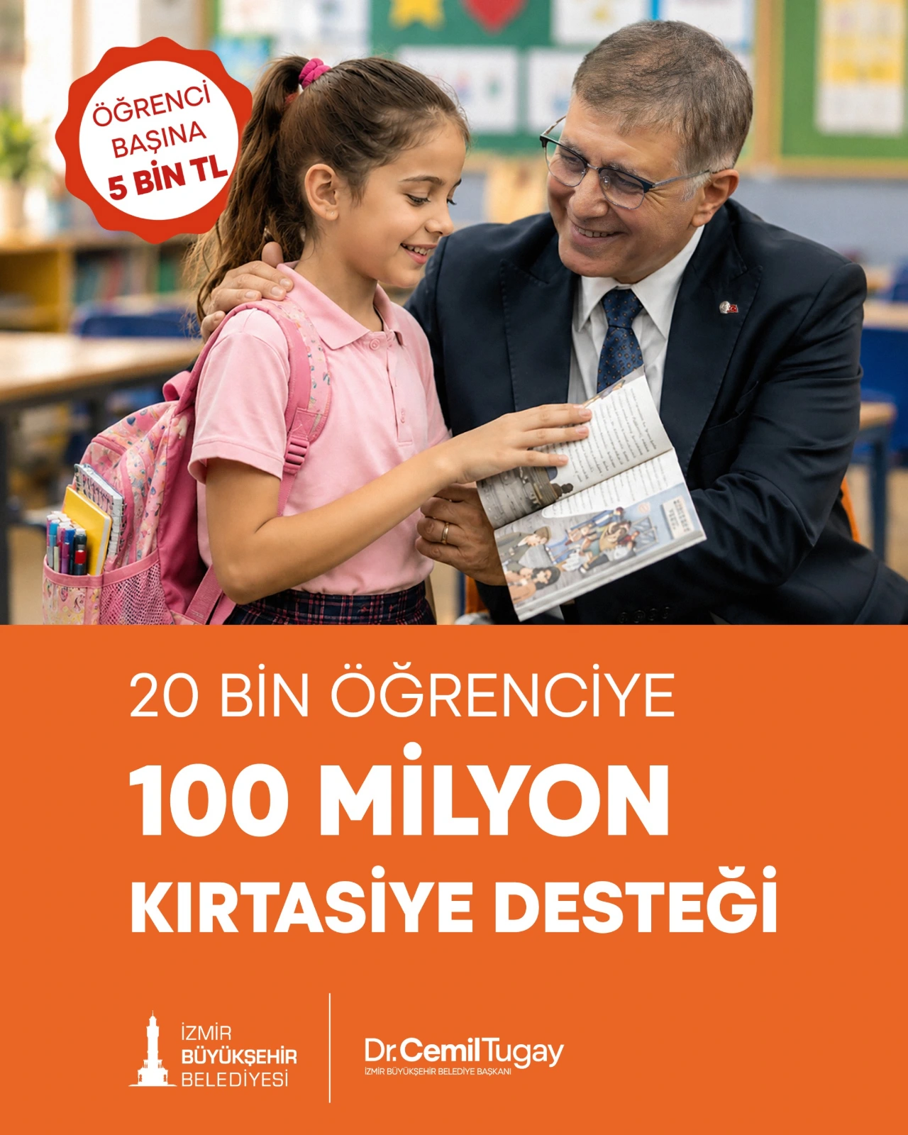 Izmirli Ogrencilere 100 Milyon Tllik Kirtasiye Destegi Yenibakishaber (2)