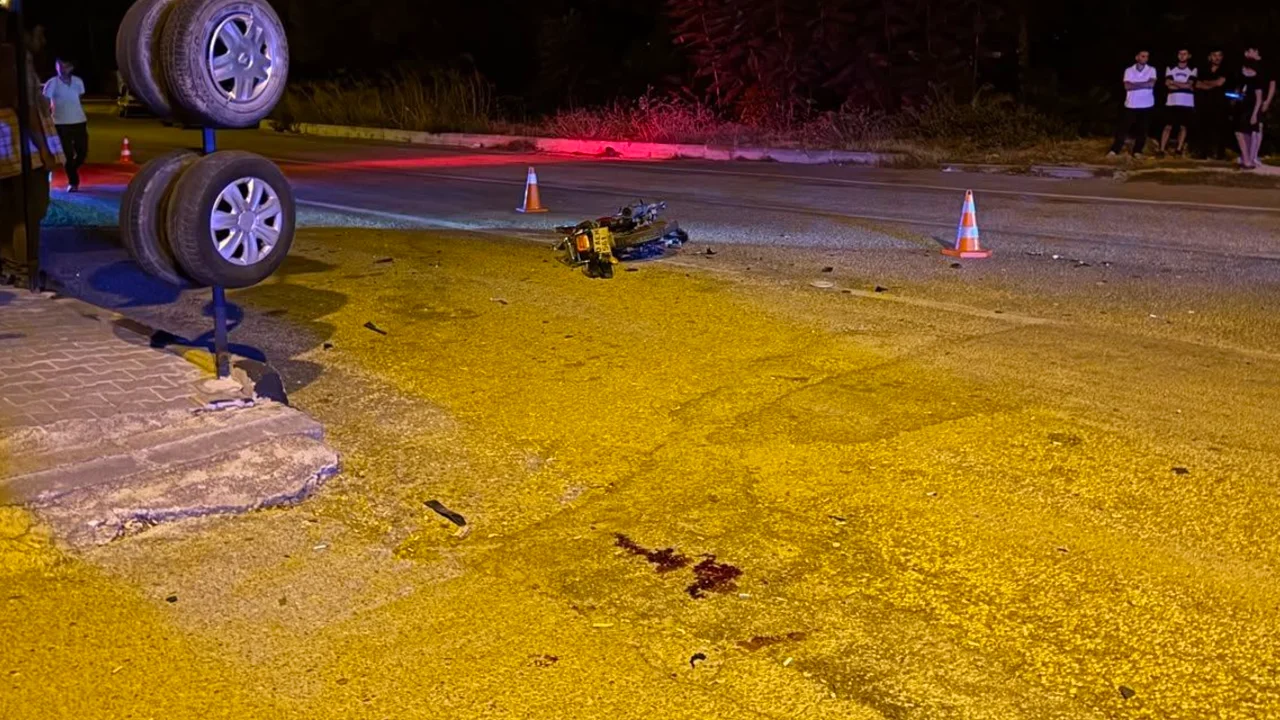 Ticari Aracla Motosiklet Devrildi Yenibakishaber