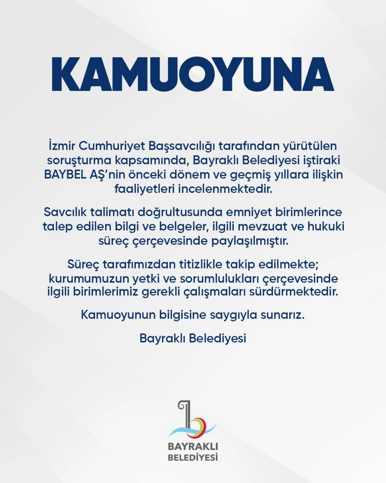 Baybel Sorusturmasi Sonrasi Bayrakli Belediyesi Nden Ilk Aciklama Yenibakishaber (1)
