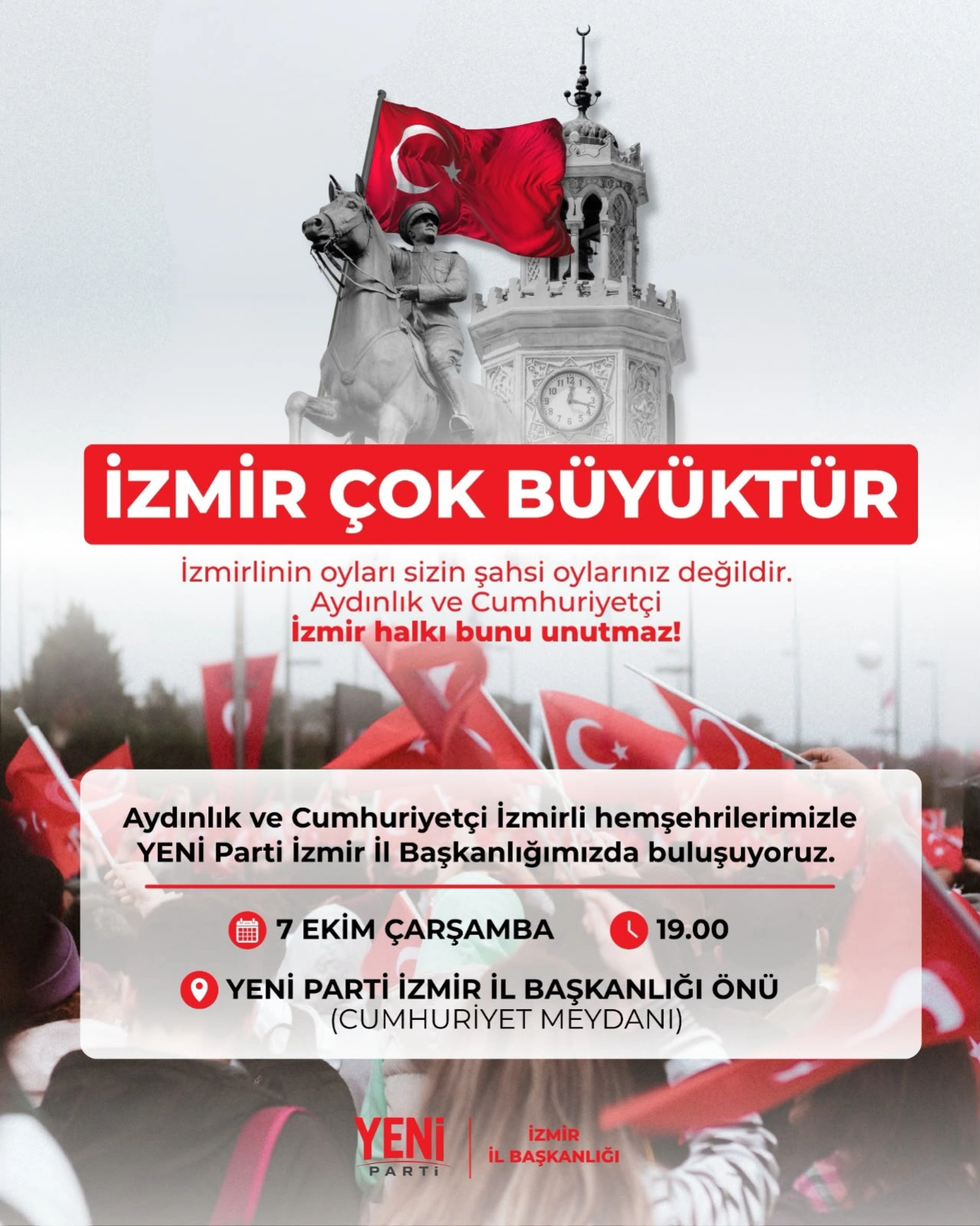 Guc Ten Izmir E Cagri Ataturk Un Evlatlari Susmaz Yenibakishaber