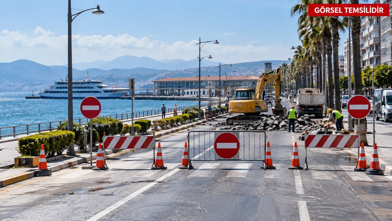 İzmir Konak’ta trafik düzenlemesi! Atatürk Caddesi araç trafiğine kapatıldı