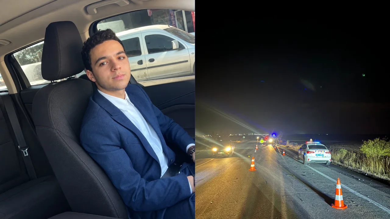 Kamyonla çarpışan 17 yaşındaki motosikletli hayatını kaybetti