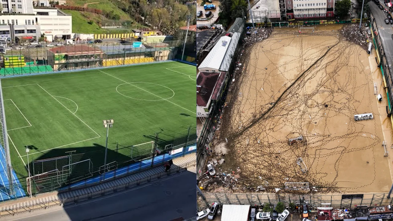 Son Dakika Ayazagada Sel Sonrasi Riskli Yapilarin Yikimi Basladi (1)