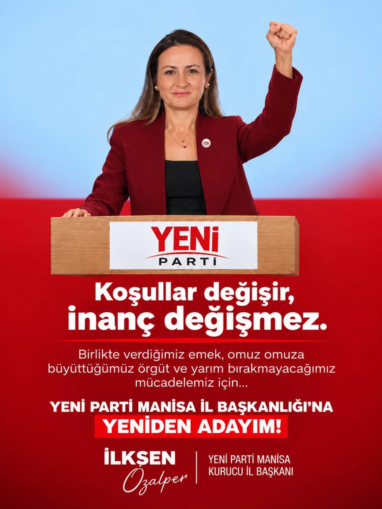 Yeni Parti Manisa Da Ilksen Ozalper Den Yeniden Adaylik Karari Yenibakishaber (1)